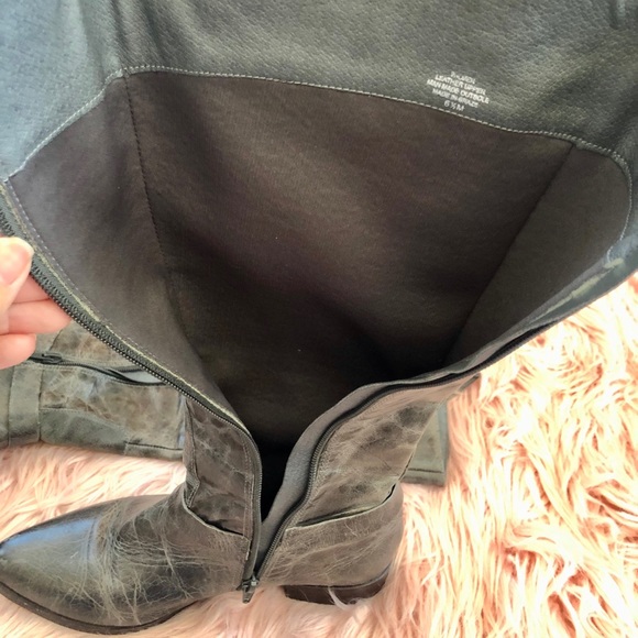 Matisse Wilmer Distressed Tall Leather BrownBoots - Picture 7 of 8